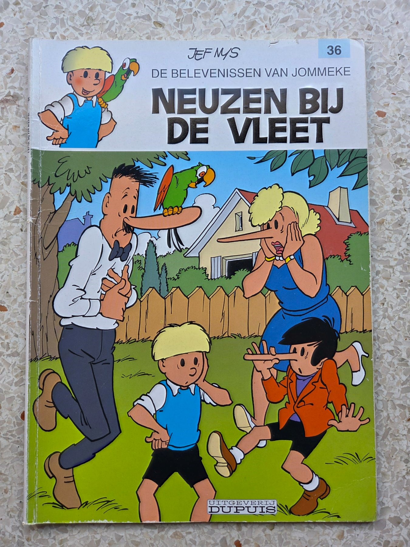 Jommeke-36-neuzen bij de vleet-Nyss-mezzaninine--herdruk