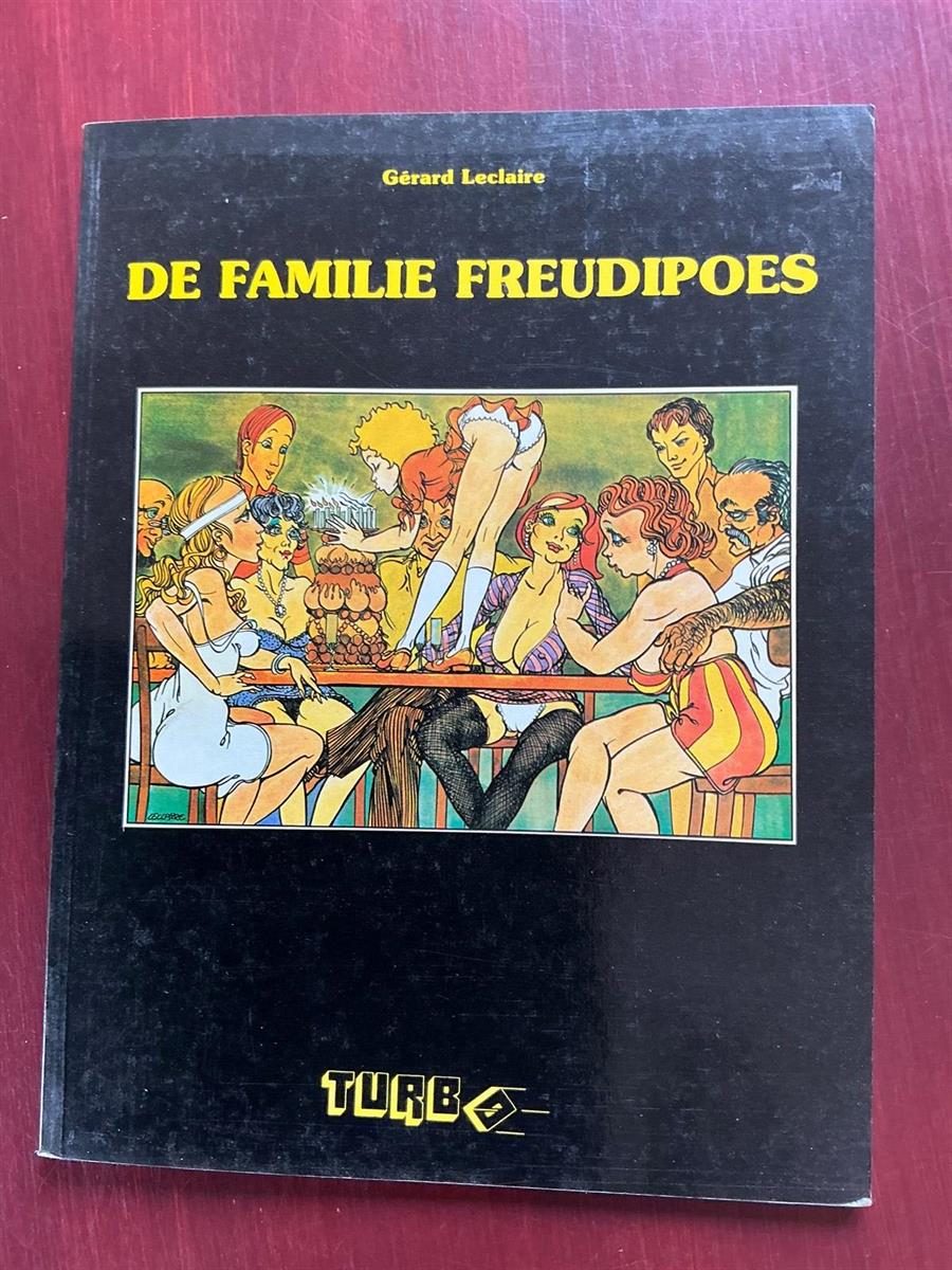 De familie Freudipoes - deel 1 - Turbo Comics - ongekleurd - 1986