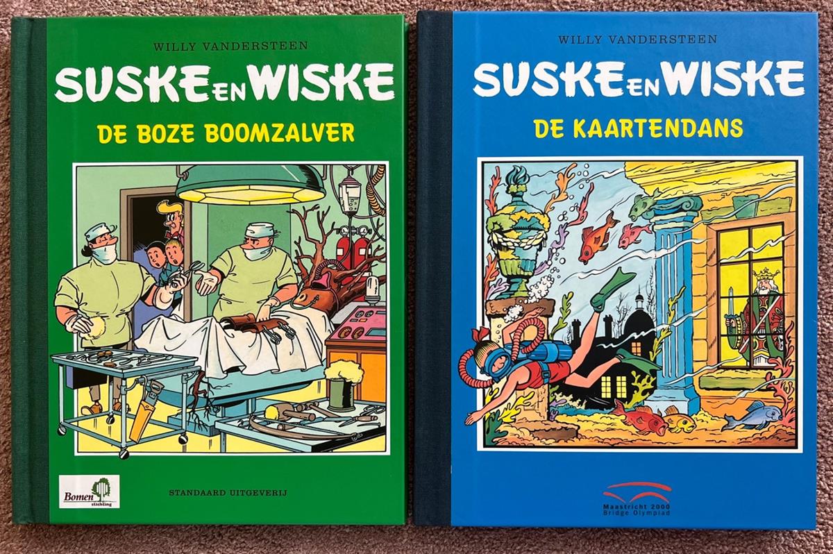 Suske en Wiske - de Boze Boomzalver en de Kaartendans - gelegenheids uitgaven - HC - 2000/01