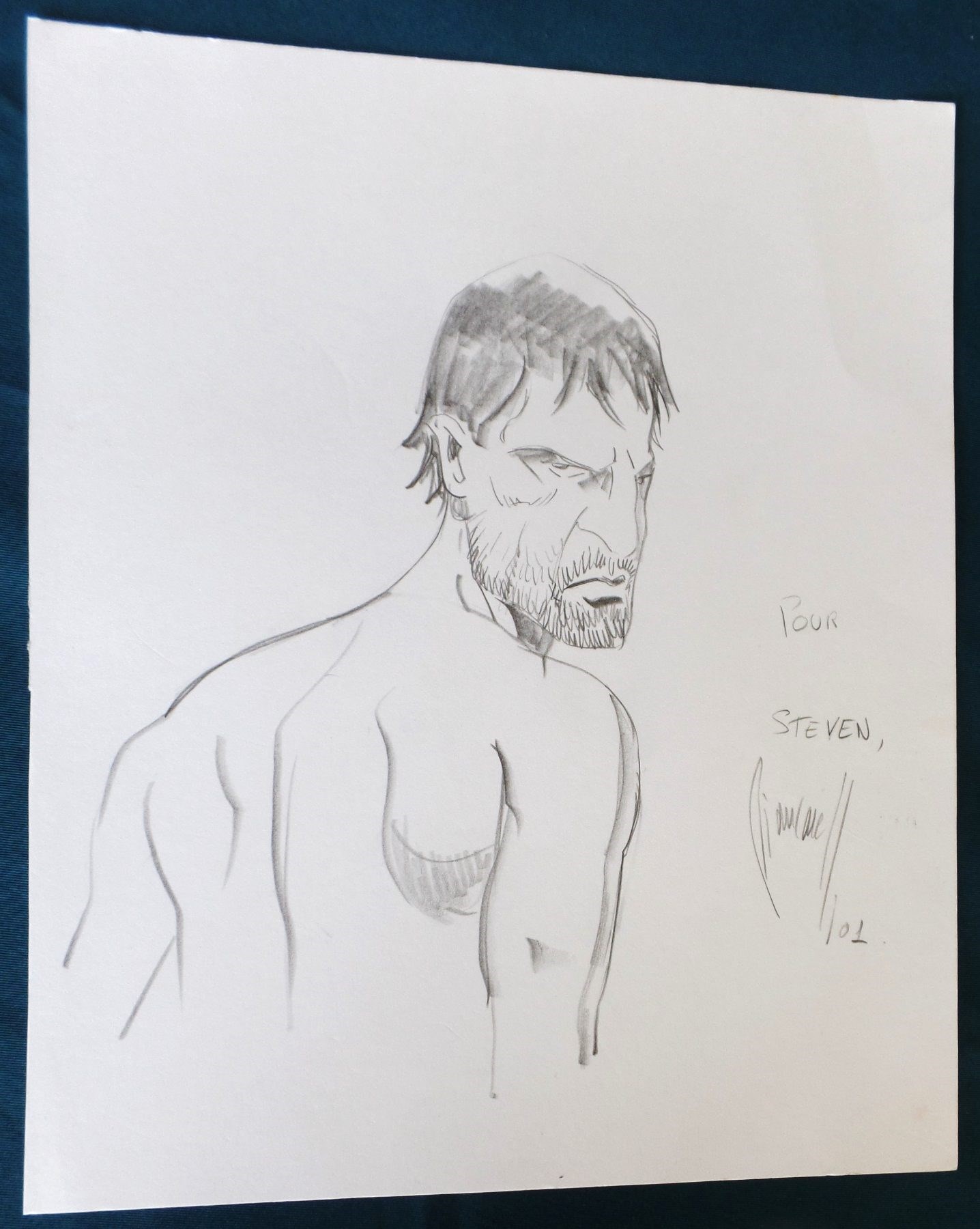 Franck Biancarelli - oa Argyll, Galfalek - tekening op los blad