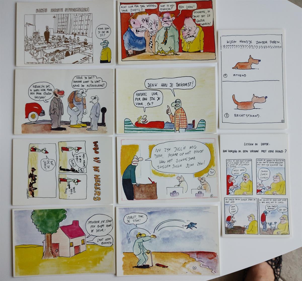 Kamagurka - 10 postkaarten - Kritak 1982