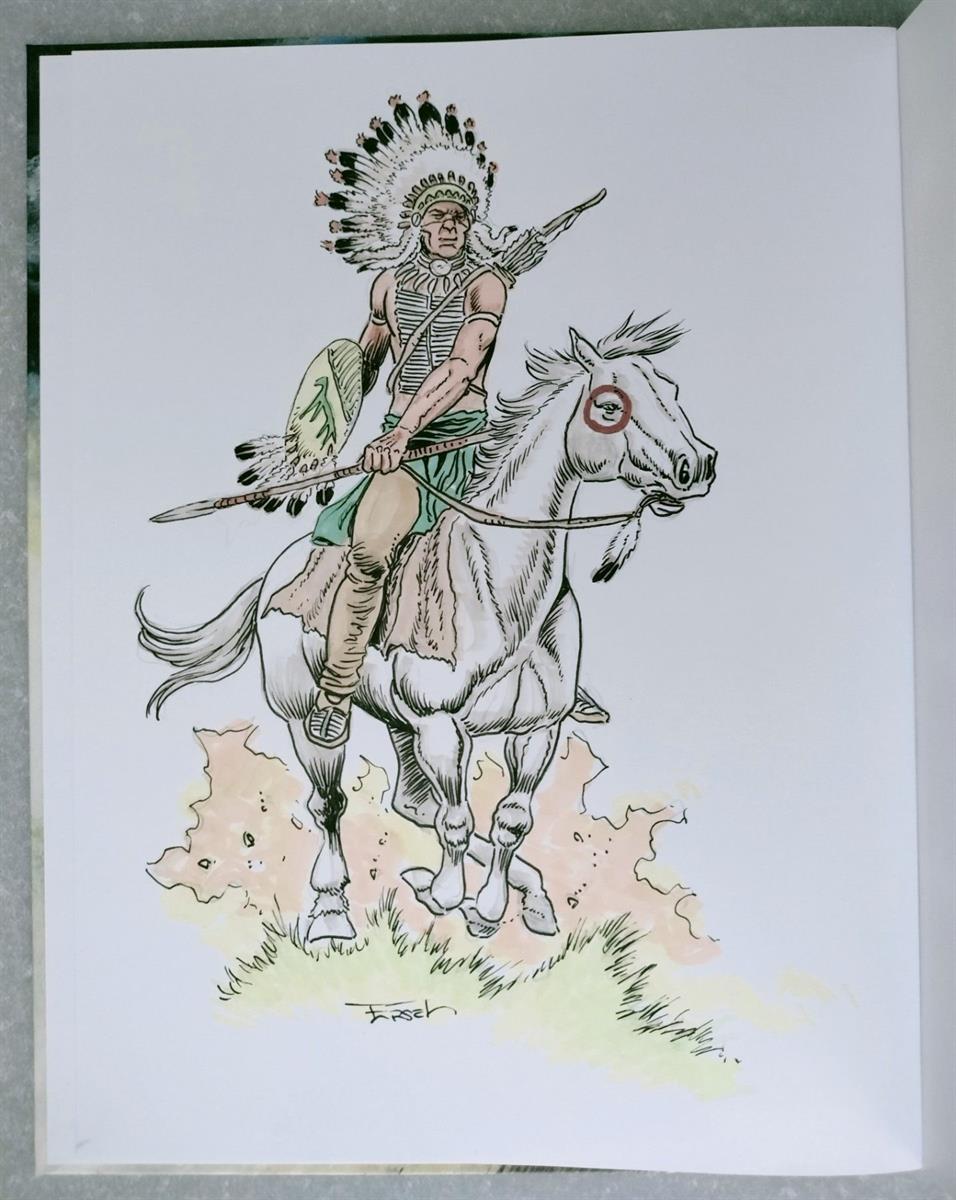 Originele tekening Ersel - Western Collectie Frank Sels, deel 1 - 1e druk HC - 2024