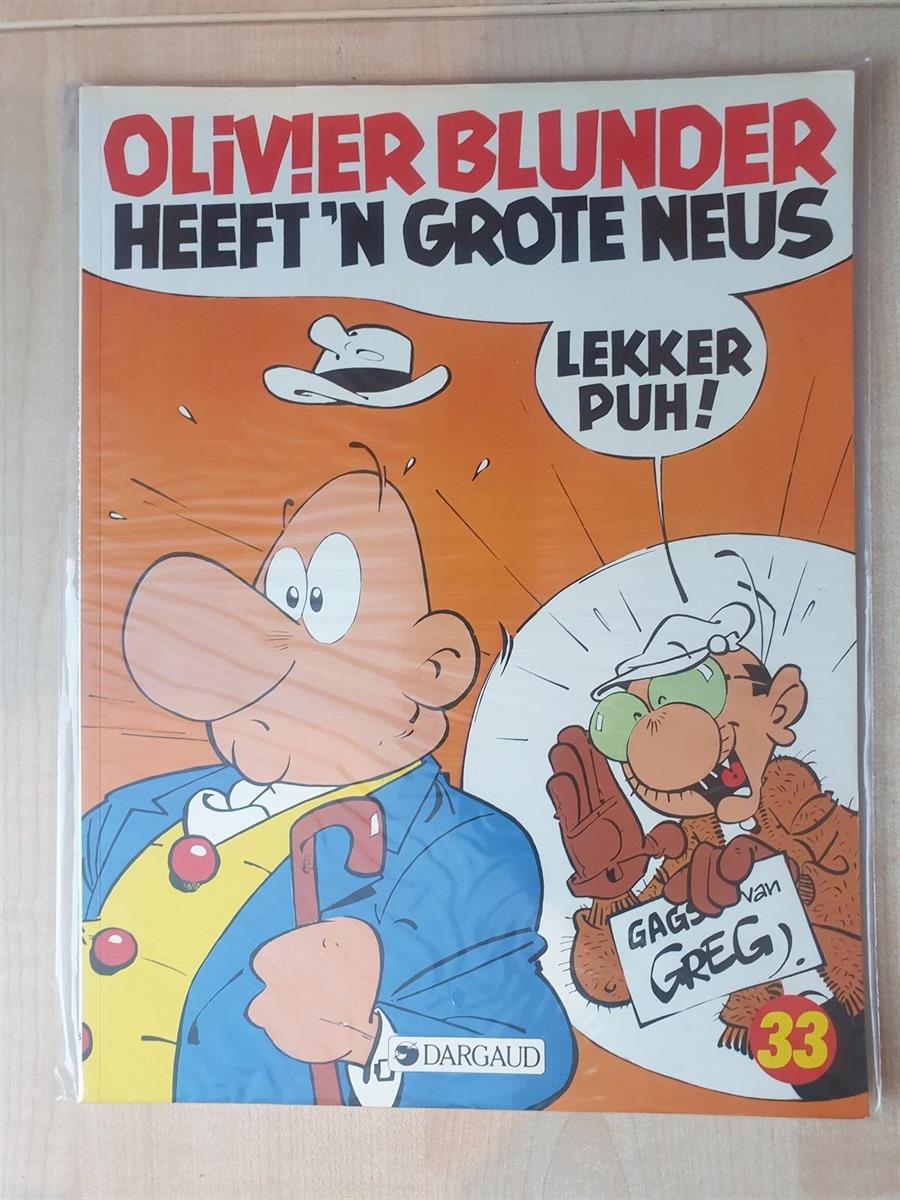 Olivier Blunder - heeft een grote neus - SC - 1e druk - 1987