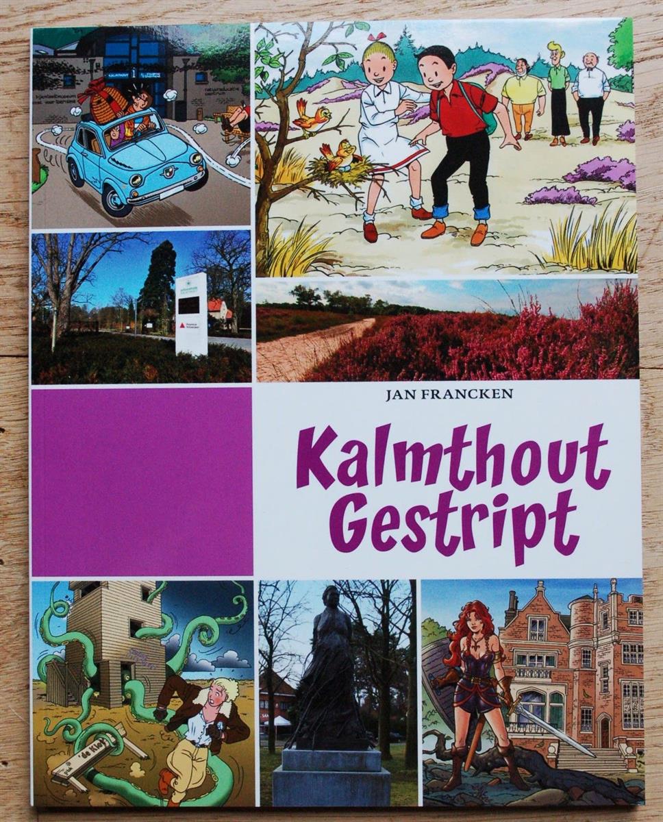 Suske en Wiske- Kalmthout Gestript softcover 2011- met brochure en drukplaat